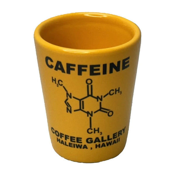 Caffeine Molecule Espresso Shot Glass (1.5oz) - Coffee Gallery Hawaii