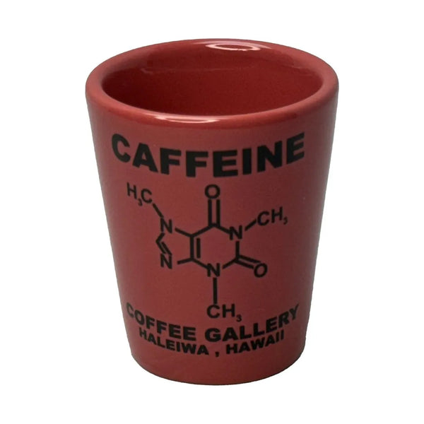 Caffeine Molecule Espresso Shot Glass (1.5oz) - Coffee Gallery Hawaii