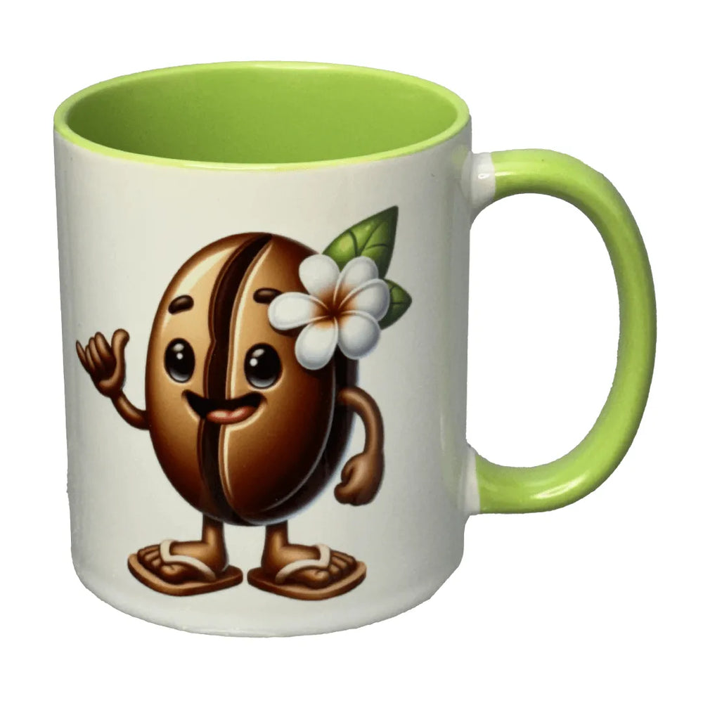 Hale'iwa Happy Bean  Mug