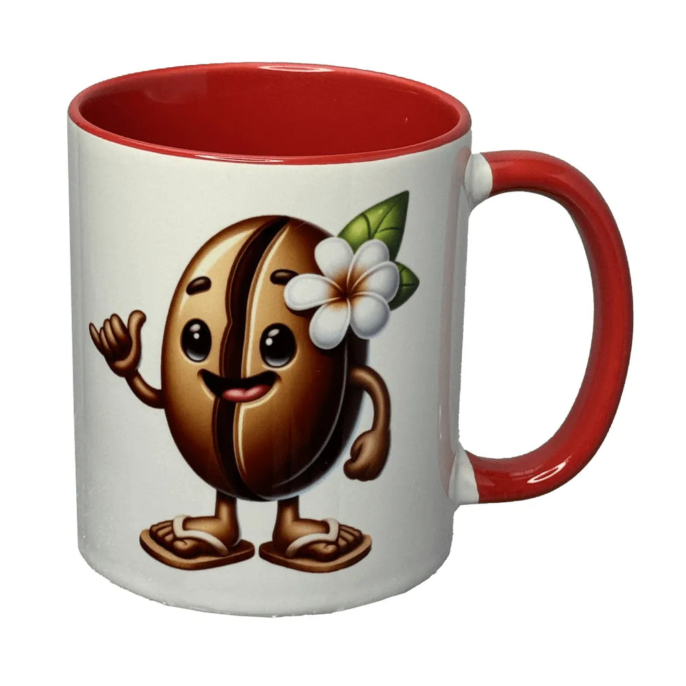 Hale'iwa Happy Bean  Mug