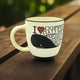 Coffee Gallery Whale Mug | Ceramic Mug with I Love Coffee Gallery North Shore Hawaii Design - Coffee Gallery Hawaii