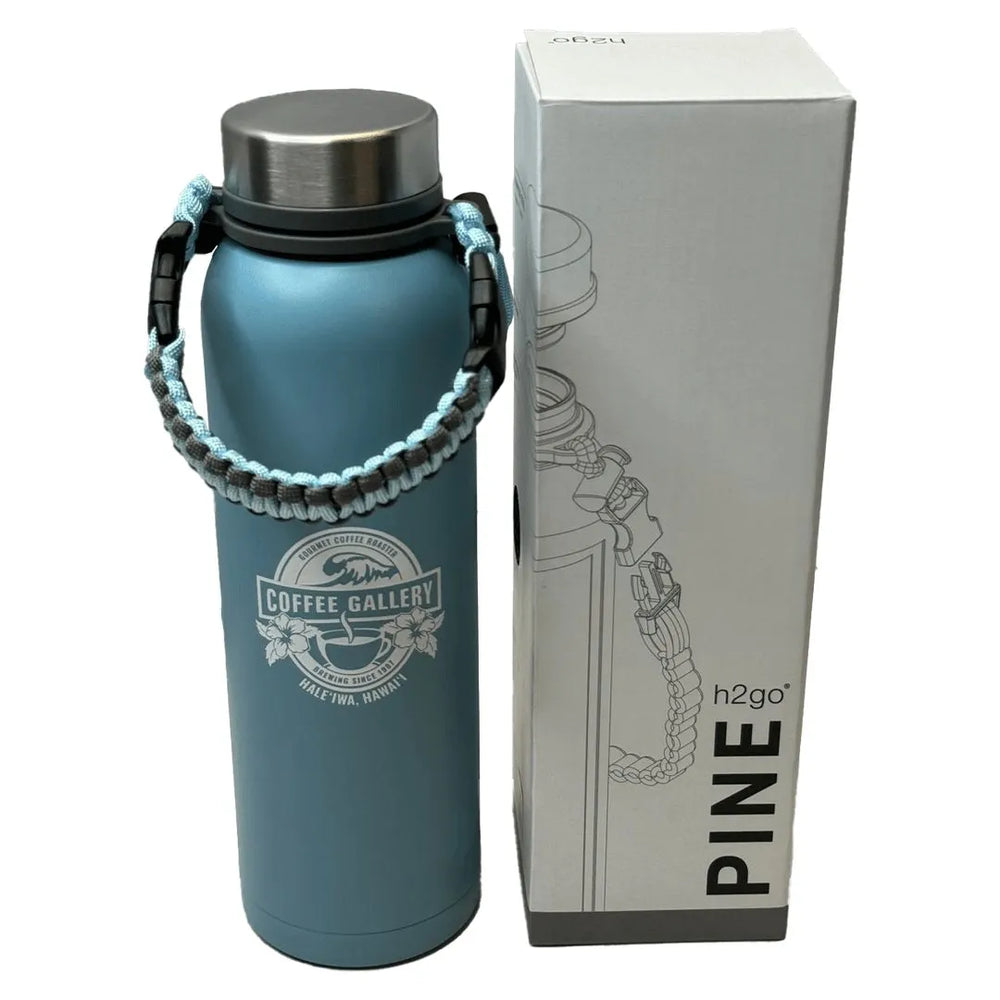 H2go Pine Matte Cloud 32oz Thermal Bottle - Coffee Gallery Hawaii