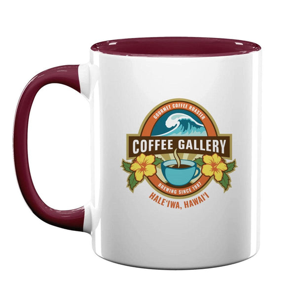 Hale'iwa Happy Bean Haven Mug - Coffee Gallery Hawaii