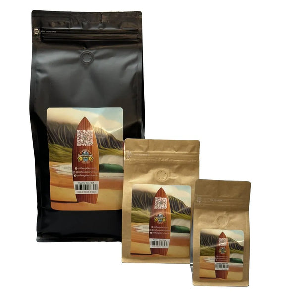 Pipeline Blend Dark Roast Coffee Beans - Nicaraguan & Indonesian Bourbon and Typica Varietals | Coffee Gallery - Coffee Gallery Hawaii