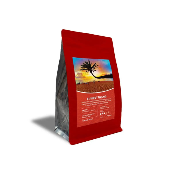 Sunset Blend Coffee Beans - Premium Guatemalan & Mexican Medium Roast by Coffee Gallery - Coffee Gallery Hawaii