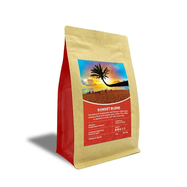 Sunset Blend Coffee Beans - Premium Guatemalan & Mexican Medium Roast by Coffee Gallery - Coffee Gallery Hawaii